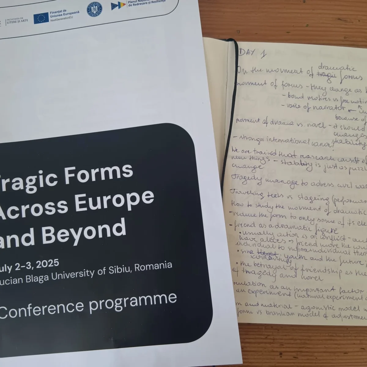 Udział w konferencji „Tragic Forms Across Europe”