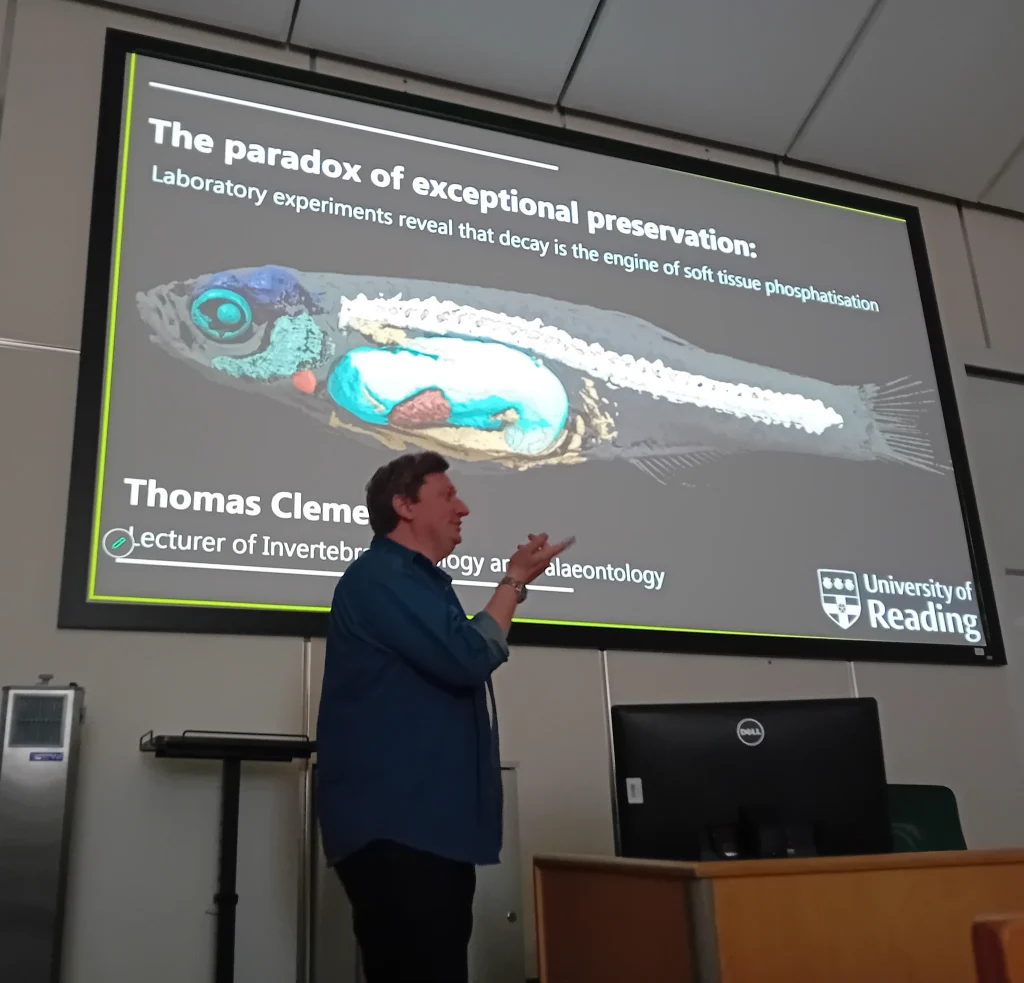 Research visit of Dr. Thomas Clements: Support in taphonomical studies
