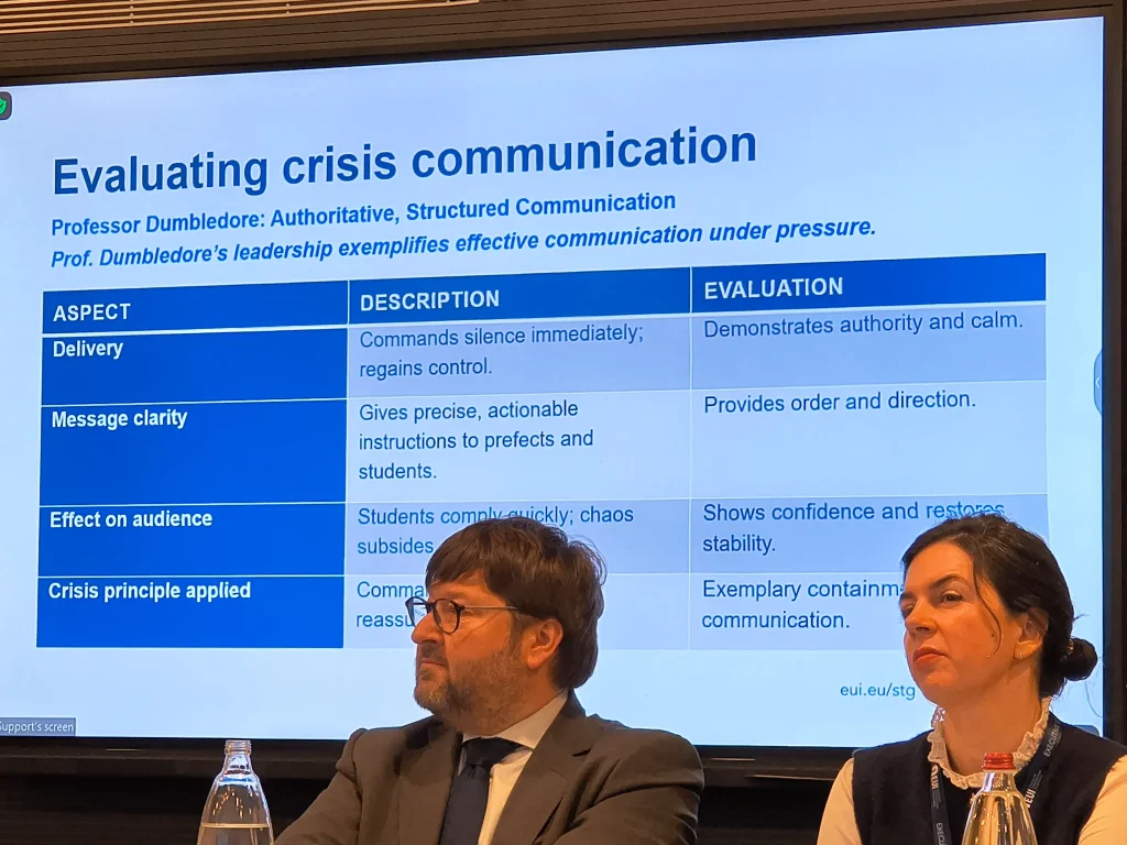 „EUI-ESM Conference on Crisis Communication”