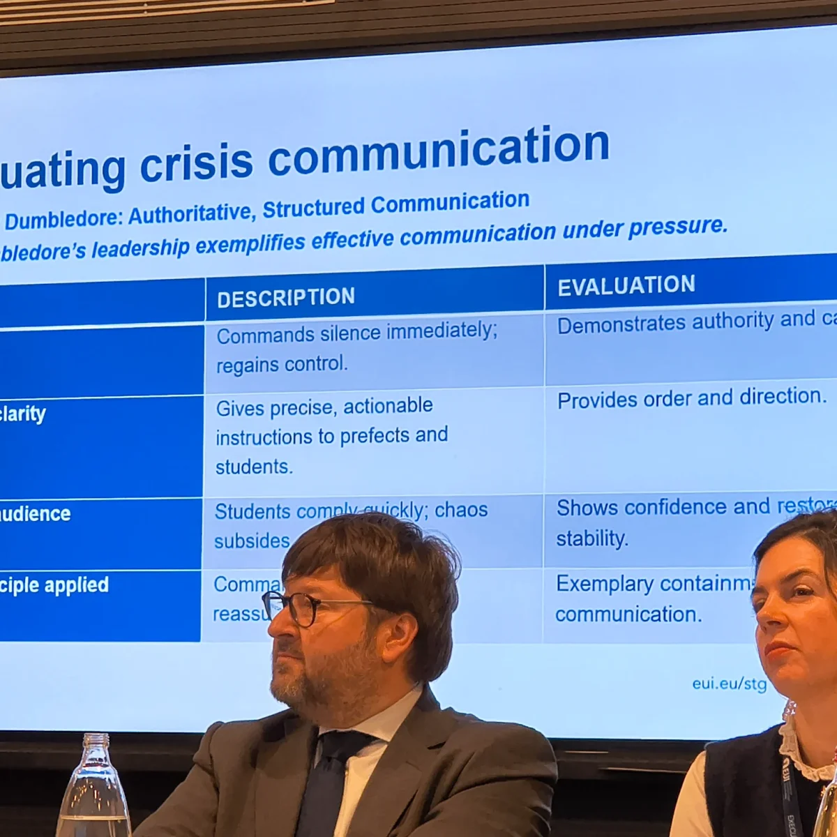 „EUI-ESM Conference on Crisis Communication”