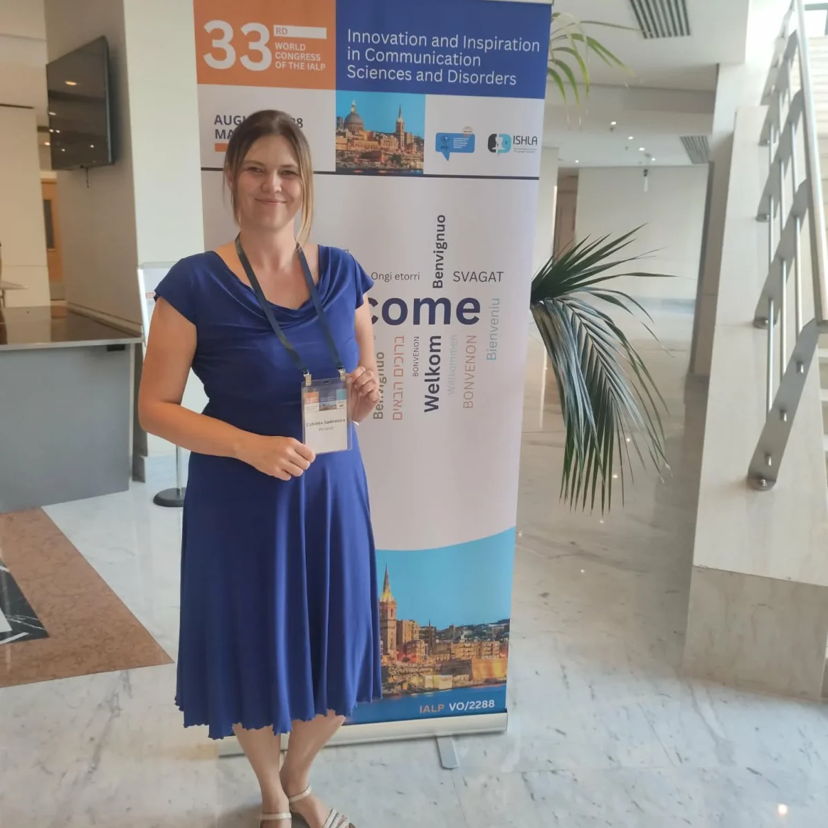 Udział w 33rd World Congress of the IALP na Malcie