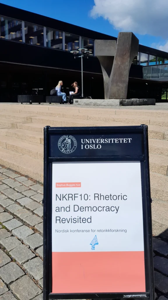 Udział w konferencji naukowej 10th Nordic Conference for Rhetorical Research