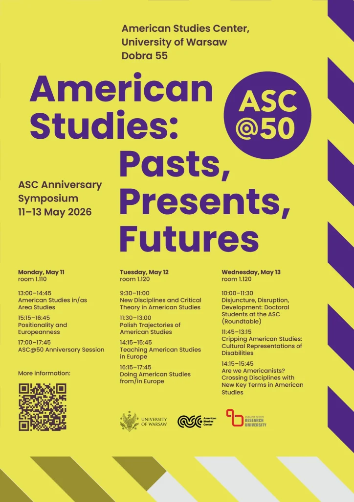 Sympozjum jubileuszowe z okazji 50-lecia OSA UW „American Studies: Past, Presents, Futures”