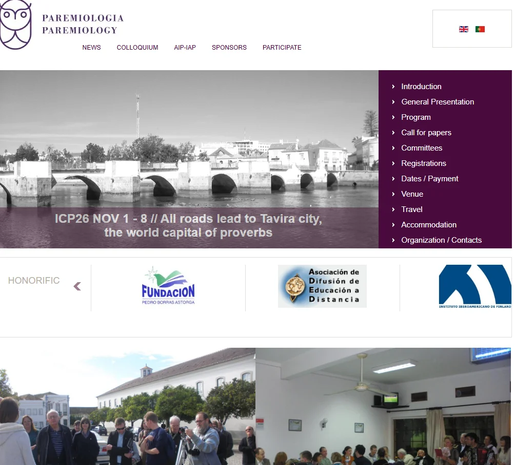 Konferencja Towarzystwa Paremiologicznego w Tavira